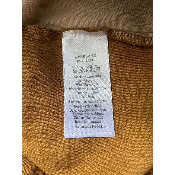 New Everlane Utility Barrel Golden Brown Color Pants Size 10 - Picture 9 of 10